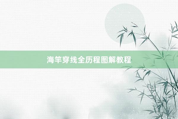 海竿穿线全历程图解教程